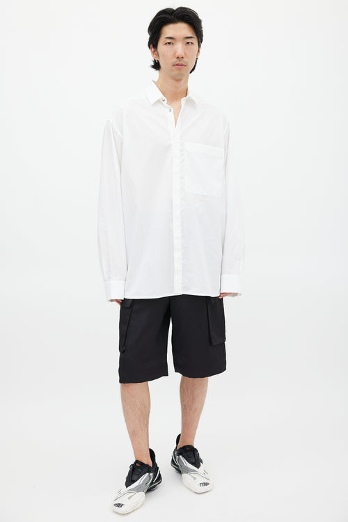 Fear of God White Cotton Easy Collared Shirt