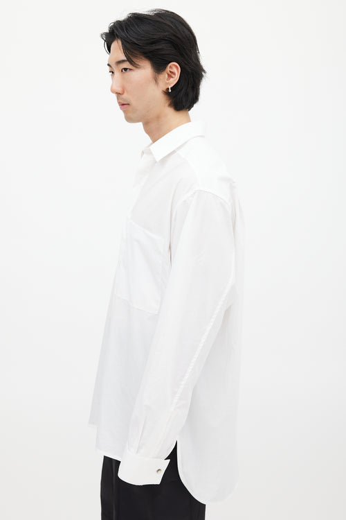 Fear of God White Cotton Easy Collared Shirt