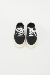 Fear of God Black Canvas Backless Sneaker