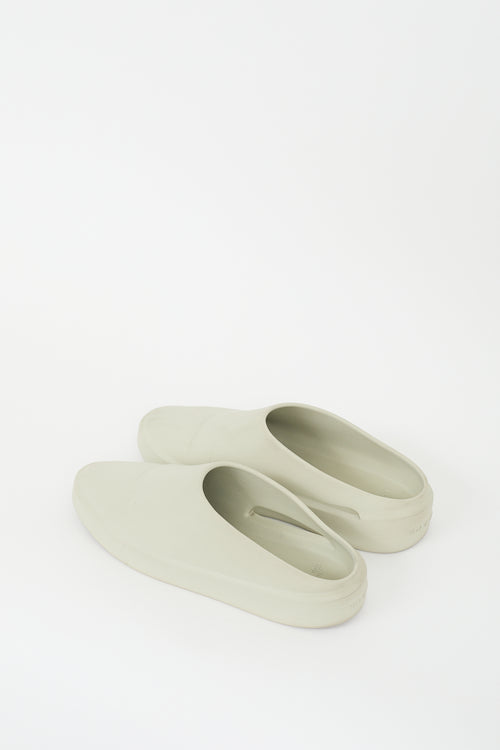 Fear of God Light Green Rubber California Mule