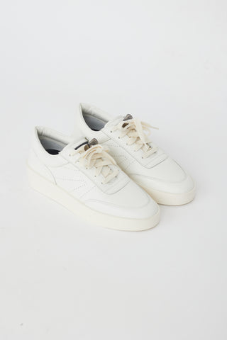 Fear of God White Leather Platform Sneaker