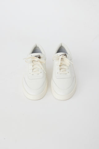 Fear of God White Leather Platform Sneaker