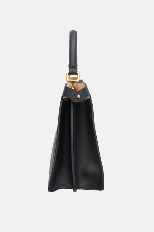 Fendi 2022 Leather Medium Peekaboo ISeeU Bag