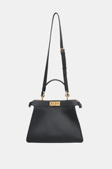 Fendi 2022 Leather Medium Peekaboo ISeeU Bag