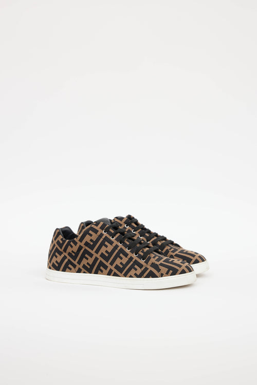 Fendi FF Jacquard Mesh Sneaker