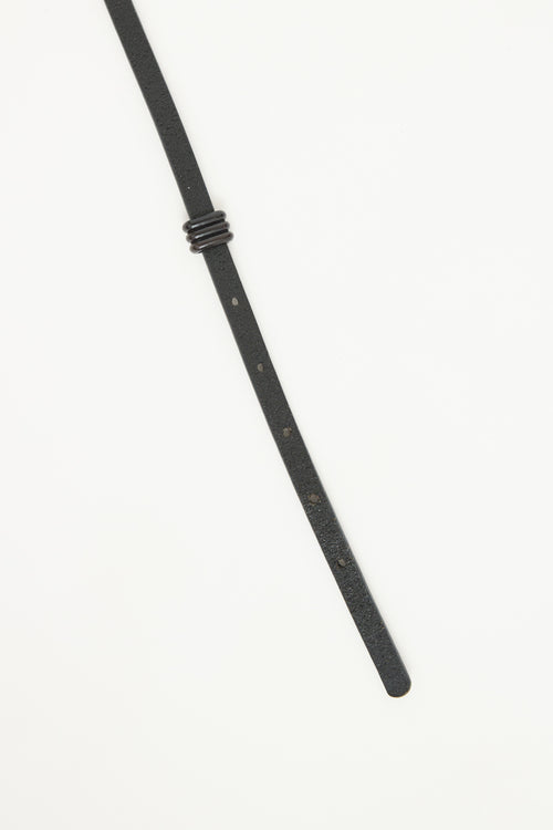 Fendi Wooden Slim Belt