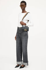 Fendi Flat Baguette Mini Bag
