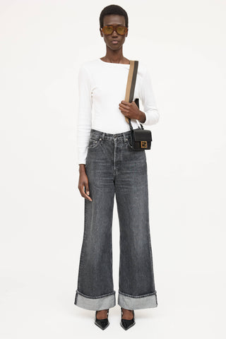 Fendi Flat Baguette Mini Bag