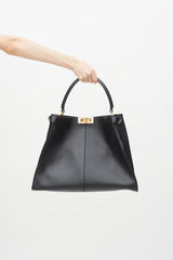 Fendi // Black Leather Large X-Lite Peekaboo Bag – VSP Consignment