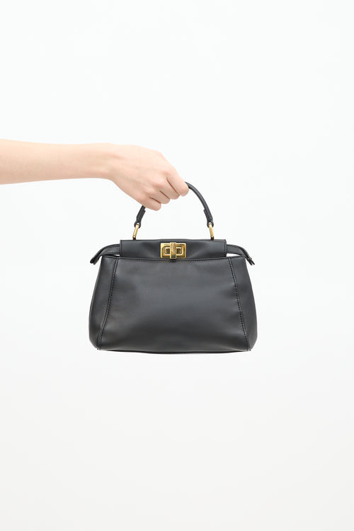 Fendi peekaboo mini black sale