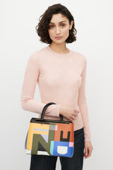 Fendi Black & Multicolour 2Jours Leather Bag