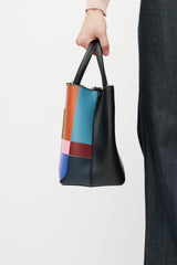 Fendi Black & Multicolour 2Jours Leather Bag