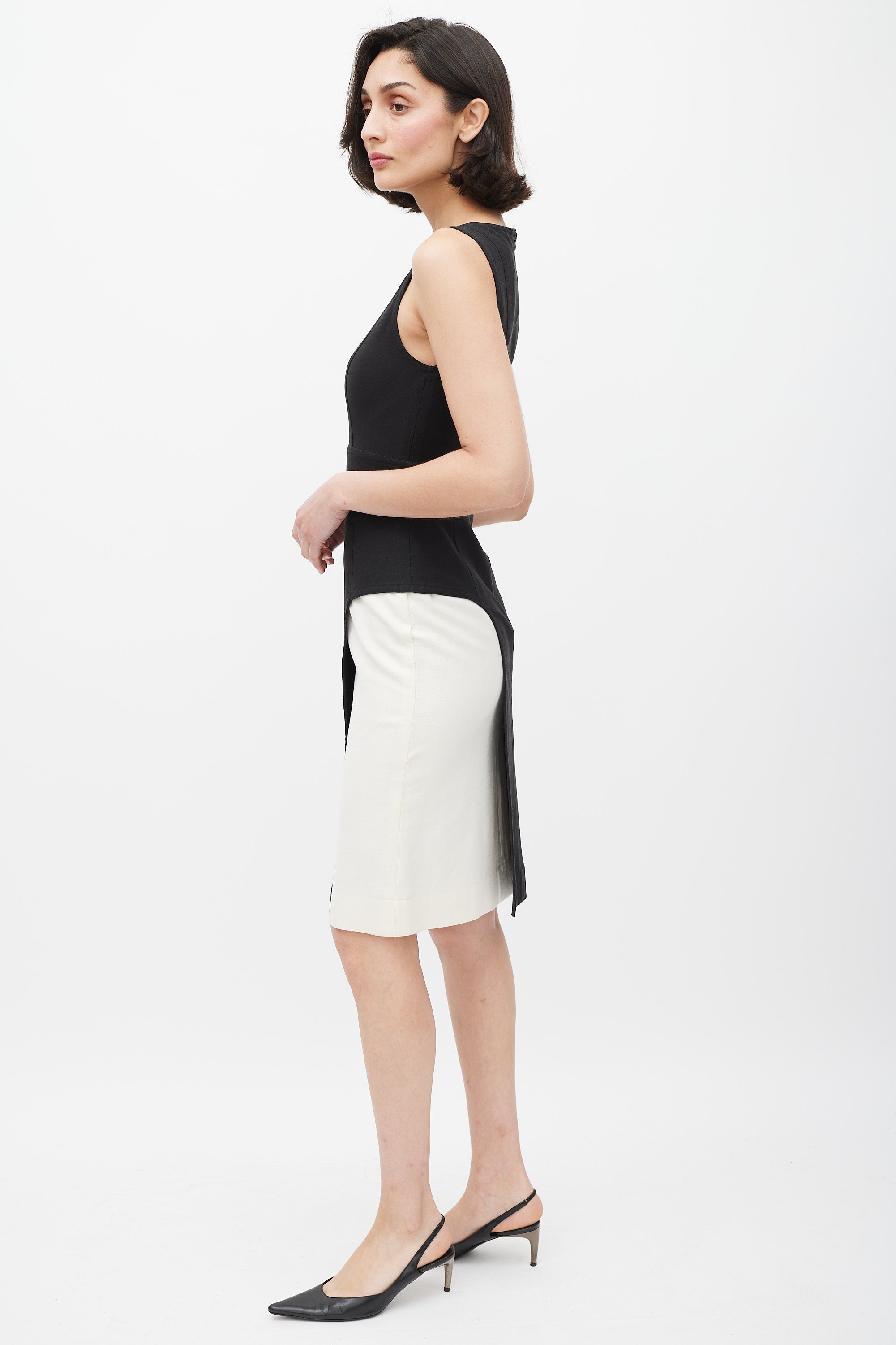 fendi cut out dress FENDI Cutout Lightweight Wool Dress, White. #fendi #cloth #dresses