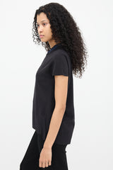 Fendi Black Silk Blouse