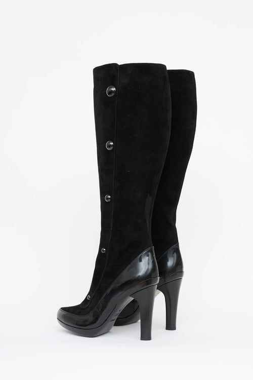 Fendi Suede & Leather Boot