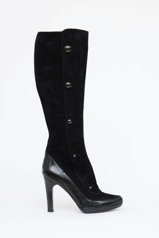 Fendi Suede & Leather Boot