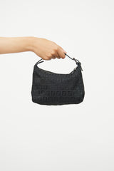 Fendi Black Zucchino Pochette Bag