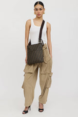 Fendi Zucca Crossbody Messenger Bag