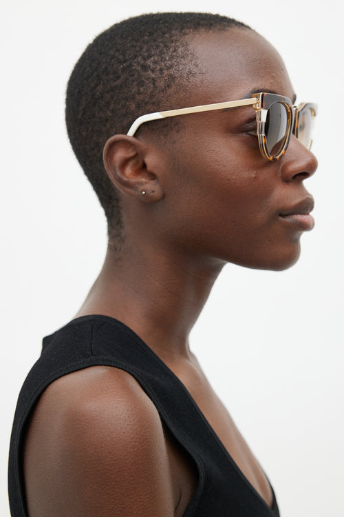 Fendi Brown & Gold Havana FF 0063/S MUV Sunglasses