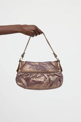 Fendi Metallic Selleria Chef Bag