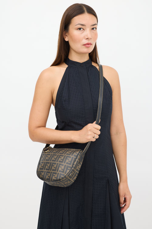 Fendi Brown Monogram Crossbody Bag