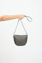Fendi Brown Monogram Crossbody Bag