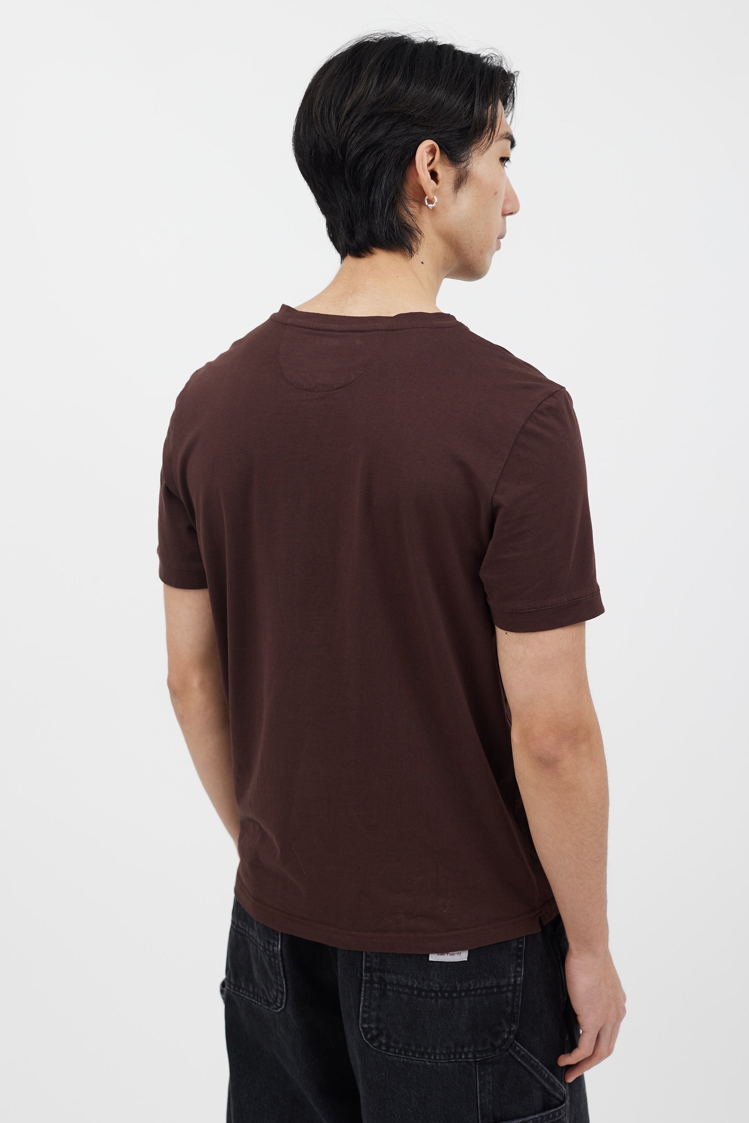 Fendi // Brown Monogram Logo T-Shirt – VSP Consignment
