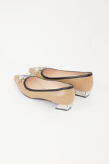 Fendi Brown & Multicolour Studded Flat