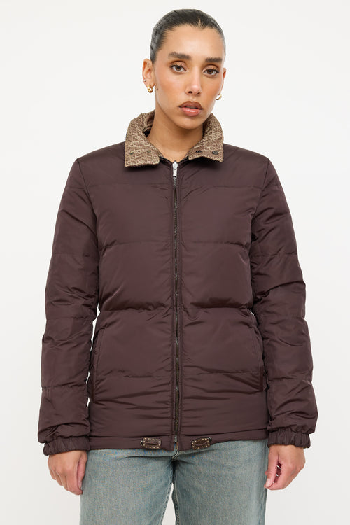 Fendi Reversible Monogram Puffer