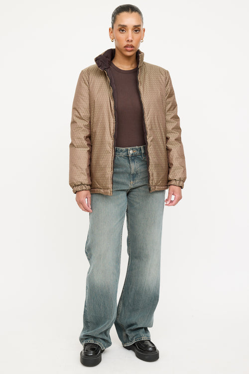 Fendi Reversible Monogram Puffer