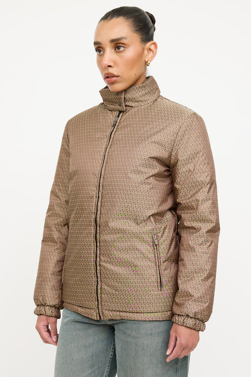 Fendi Reversible Monogram Puffer