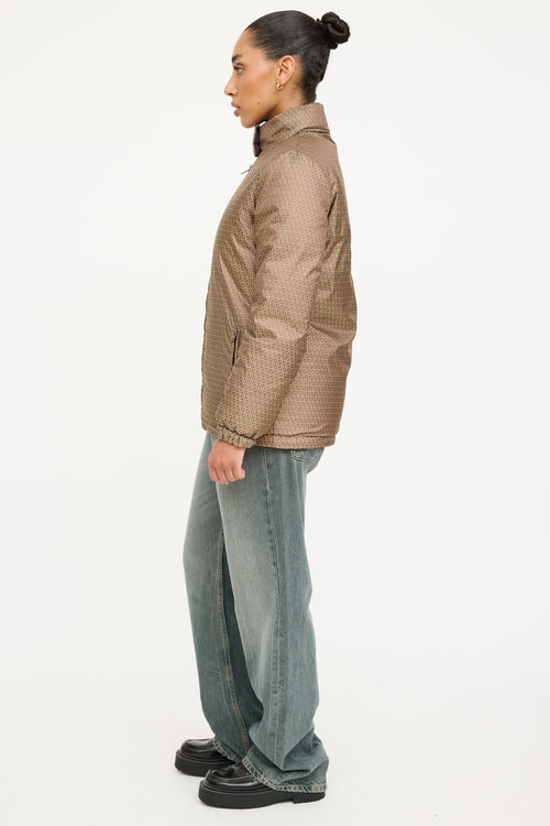 Fendi Reversible Monogram Puffer