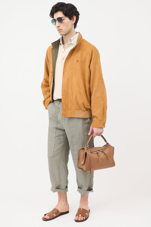 Leather Selleria Lei Boston Bag