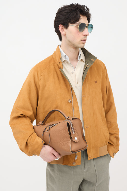 Leather Selleria Lei Boston Bag