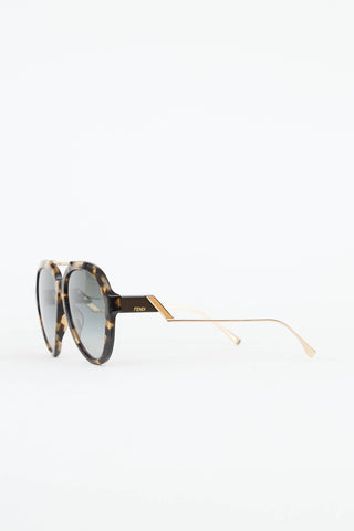 Fendi UKTO4BNLQH Aviator Sunglasses