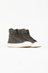 Fendi Brown Zucca Monogram Sneaker