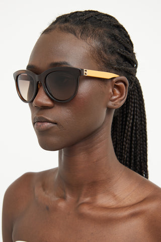 Fendi Brown & Orange FF 006/S Sunglasses