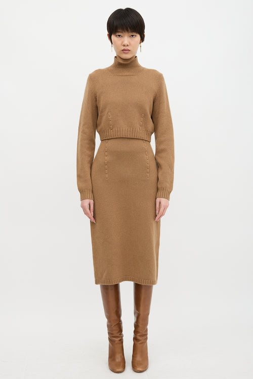 Fendi Cashmere Cropped Sweater