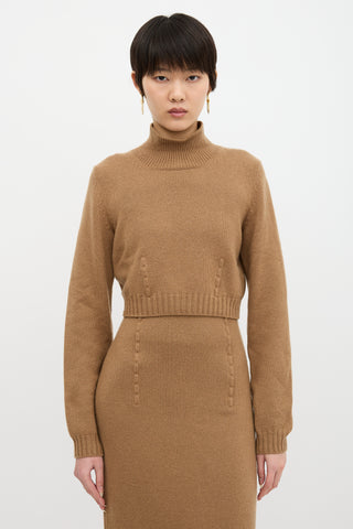 Fendi Cashmere Cropped Sweater