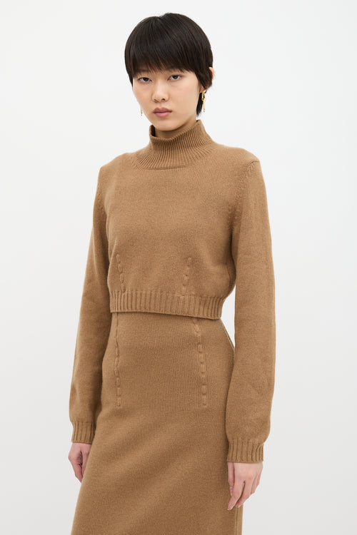 Fendi Cashmere Cropped Sweater