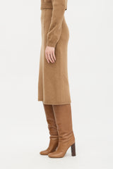 Fendi Cashmere Midi Skirt