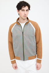 Fendi Checkered Track Jacket