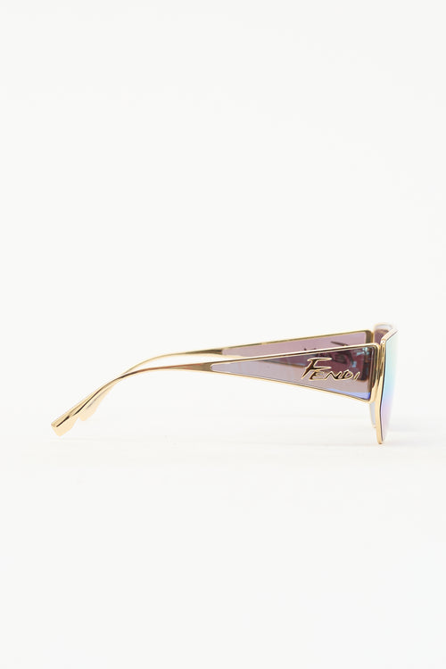 Fendi FE40051U Shield Sunglasses