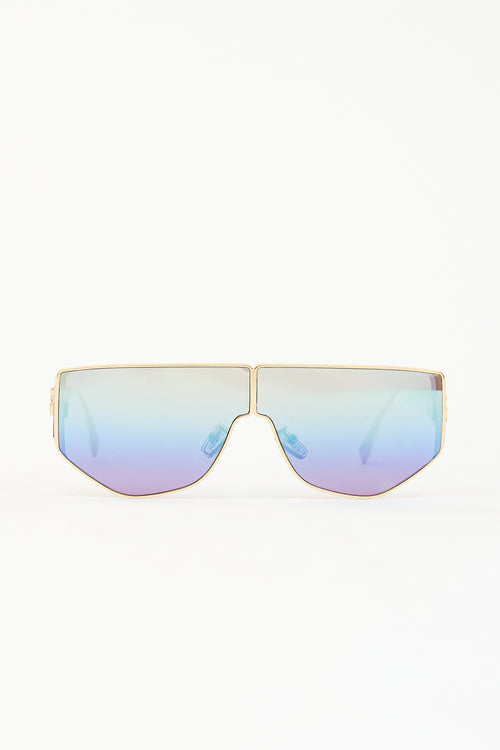 Fendi FE40051U Shield Sunglasses
