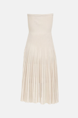 FendiShimmer Knit Strapless Dress