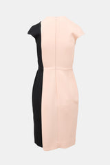 Fendi Crepe Colour Block Dress