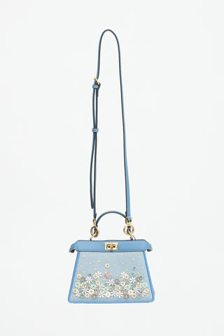 Fendi Denim Petite ISeeU Peekaboo Bag