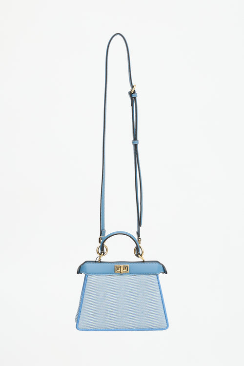 Fendi Denim Petite ISeeU Peekaboo Bag