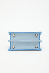 Fendi Denim Petite ISeeU Peekaboo Bag