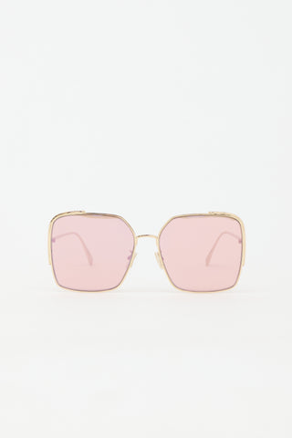 Fendi FE40038U Square Sunglasses